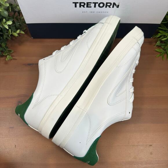 Tretorn Men's Swerve White Lace Up Sneakers Size 10 - Picture 7 of 8